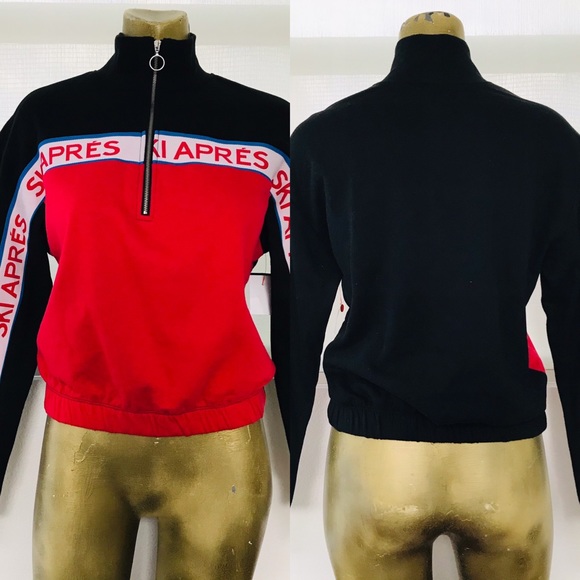 Chic NWT APRES SKI Zip Sweatshirt XL Extra-Large - Picture 4 of 14